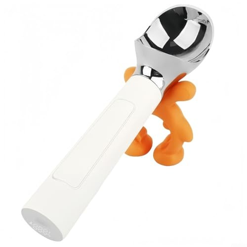 Cuillère à glace électrique chauffante, poignée d'affichage LED, batterie rechargeable de 2000 mAh, design étanche en alliage de zinc, capteur de prise en main, chauffage automatique pour crème glacée