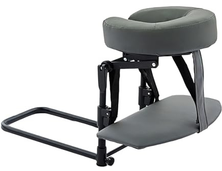 LZTET Reposacabezas De Masaje para Cama,Reposacabezas De Masaje Ajustable Cama,Soporte La Cabeza,CojíN El Rostro,Kit Hogar,Kit PortáTil,para Masajes SalóN SPA,RecuperacióN CirugíA Ocular(Gray)