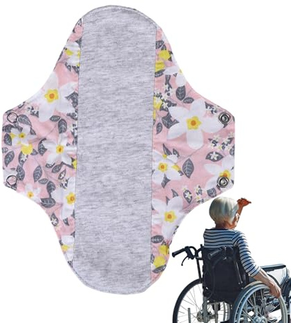 Compresas femeninas - Impermeables, A prueba de fugas, Transpirables de Algodón - Toallas Transpirables Femeninas para la Regla - Para Piel Sensible Chicas Adultas Hogar Oficina Dormitorio Diario Viaj