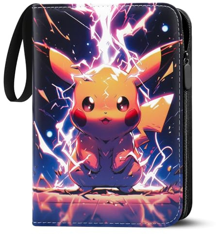 LYAILOOGXL Sammelalbum für Pokemon 900 Karten: 50 Doppelseitige Hüllen (9 Fächer/Seite) - PVC-frei & kompatibel mit Scarlet & Violet, Sword & Shield - Für Sammler & Kinder ab 6 Jahren
