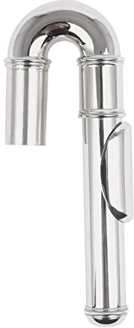 RANRAO Flötenkopf, gebogenes Flötenmundstück, Kopfstücke, Ersatzzubehör, Silber