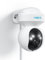 Reolink 4K PTZ PoE Überwachungskamera Aussen, 3X Optischem Zoom, Kamera Outdoor mit Personen-/Fahrzeug-/Tiererkennung, Automatischer Verfolgung, Zwei-Wege-Audio, Farbnachtsicht, E1 Outdoor PoE