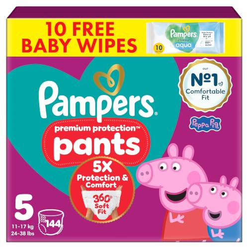 Pampers Premium Protection Nappy Pants Size 5