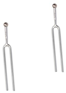 Toyvian 2stücke Stimmgabel Aus Hochwertigem Material Robustes Stimmgerät Für Violine Gitarre Und Andere Saiteninstrumente Inklusive Schützendem Gehäuse Für Präzise Stimmung Und