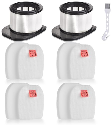 IZ400UK IZ420UK Filters for Shark Stratos Cordless Pet Pro Stick Vacuum | IZ400UKT IZ400UKTSB IZ400UKTBK IZ402UKTSB IZ420UKT, 2 HEPA Filter, 4 Foam & Felt Filters