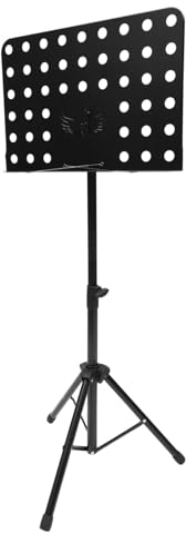 Toyvian Musik Notenständer Schwarz Klappständer Tragbarer Notenhalter Für Violine Mit Kippbarem Buchbrett Für Auftritte Und Tägliche Nutzung