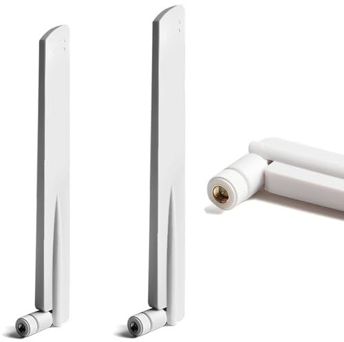 Antenna 4G LTE SMA Maschio 10dBi Omnidirezionale antenna di rete Compatibile con Huawe B525 B535 B310 B311 B315 B593 E5186 4G LTE CPE Router,Modem Cellulare Hotspot,Telecamera IP Sicurezza