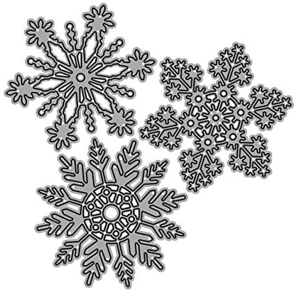 ULDIGI Schneeflocken-stanzformen Prägeschablone Aus Metall Carbonstahl Für Geburtstagskarten Papierbasteleien Und DIY-projekte
