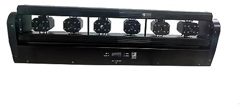 Luces LED de escenario Proyector de DJ 6X500mw RGB Bar Light 6 Eyes Beam Control DMX Luces de cabeza móvil Disco Fiesta de bodas Iluminación de escenario Para luces de fiesta Par, luces de discoteca,