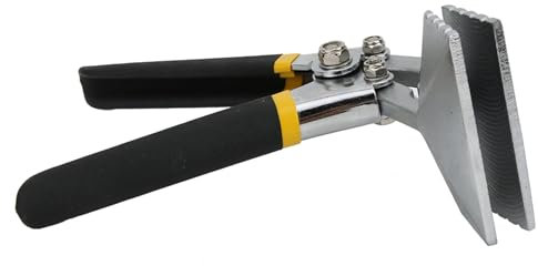 Metal Sheet Bending Pliers Manual Sheet Metal Clamp Seamer Non Slip Handle Seaming Pliers (Bent)