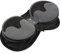 jojofuny Storage Case Storage Cases Storage Car Case Holder DVD Storage Carry Bag Black Embroidered Plaid Strong Zipper Easy to Carry