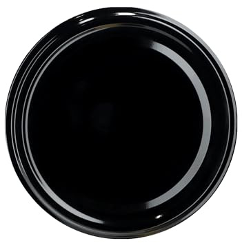 KADAX Lot de 10 couvercles Twist-Off Ø82 mm Noir – Couvercles de Rechange en métal pour bocaux 235-900ml – Fermeture hermétique pour conserves, confitures & cornichons