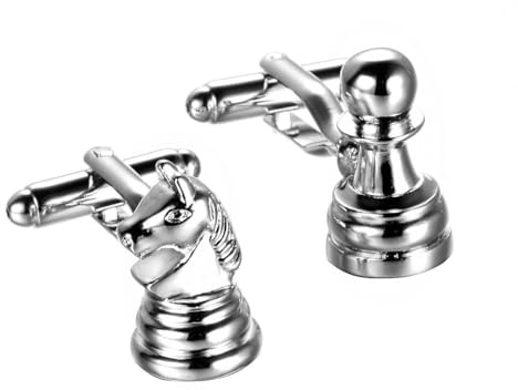 lmoikesz Tidlösa silvermanschettknappar Manschettknappar för män Unik stil att bära vid tillfällen Storlek 18x11mm Unika manschettknappar. Skjortmaterial Mässingsstorlek Ca 1811 mm / 0,71 x 0,43 tum