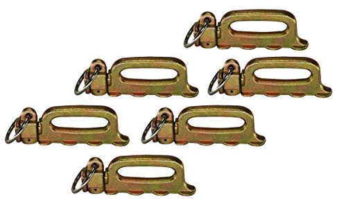 kuriershop Vierfach-Airline-Fitting, Vierfachendbeschlag mit Ring, Bruchlast 5000 daN im 6er Set