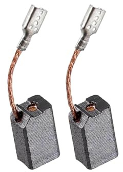 2x Kohlebürsten für FLEX XC 3401, LD1709FR, LDB1709FR, LDC1709FR, L3406VRG, L3309FR, L3410VR, L3325FR, L3403VG / Motorkohlen Kohlestifte 6,3x8mm