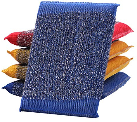 Éponge à récurer en Acier Multi-Usage pour Lave-Vaisselle - Accessoires Cuisine, Éponge Durable pour Outils de Surface Dure