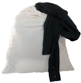 Wäschesack 110L aus Baumwolle großer Wäschebeutel mit Kordelzug 75 x 85cm | 340 g/m² Gewebe, faltbar, atmungsaktiv, für Schmutzwäsche oder Kleidung, Passend zu unseren Wäschekörben, Modell Maiga