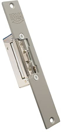 IFAM Serratura elettrica E-Strike B2A1BN0000, apriporta reversibile simmetrico, larghezza 16 mm, chiusura radiale regolabile, senza anteriore, porta in legno e alluminio interno esterno sicurezza