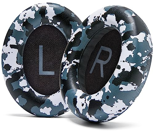 WC PadZ NC700 – Premium-Ohrpolster für Bose 700 Noise Cancelling (NC700) | Von Wicked Cushions | Weicheres PU-Leder, Premium-Memory-Schaum, extra dick & besonders langlebig | Snow Camo