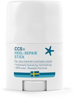 CCS Heel Repair Stick for very dry feet and cracked heels - 25% Urea effectively hydrates and softens dry feet 25ml