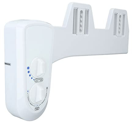 Bidet-Aufsatz, Schonende Reinigung, WC-Bidet, Verstellbarer Wasserdruck, Doppeldüse, Einfache Installation für Feminine Wäsche (9/16)