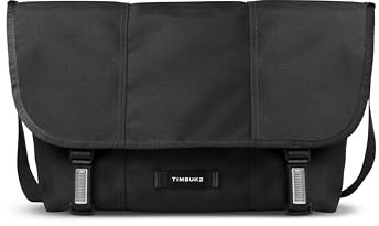 Timbuk2 Classic Messenger Bag, Jet Black, Medium
