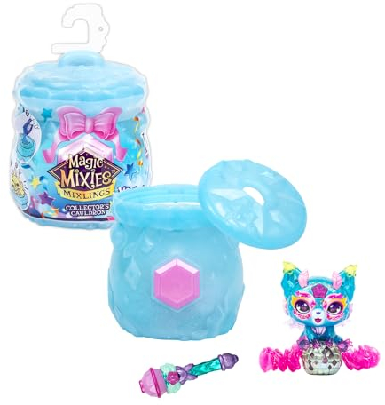 Magic Mixies Magic Mixlings Magicus Party, Caldero mágico con muñecos, Unboxing mágico, 30 mixlings divididos en 4 Equipos para coleccionar con Habilidades mágicas, Niños 3 años+, Famosa (MG014000)