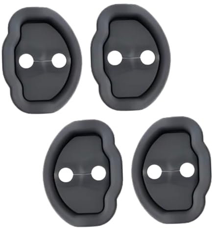 ULTECHNOVO 4pcs Car Doorlatch Buffer Pad Car Door Lock Protective Cover for Model y Accessories
