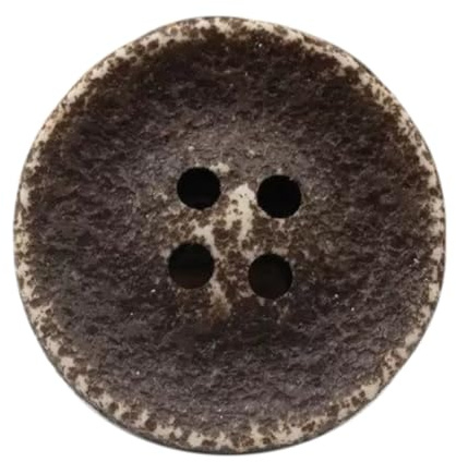 20 Stück Retro Knopf aus Kunstharz,Runde Knöpfe 4 Löcher,Dekorative Knöpfe,Bastelknöpfe,Kleidung Knöpfe,Buttons für DIY Nähen Pullover Mäntel Cardigan,Anzug,Hemd,Geschenkbox-Dekor,Dunkelbraun,15mm