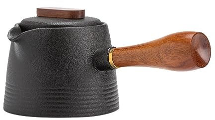 MAGICLULU Tetera De Negra Estilo Kung-fu Decorativa Para Escritorio Resistente Al Calor Hogar Oficina