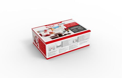 Moulinex XF1001E1 - Juego de 6 tarros de yogur de cristal de alta calidad y facilidad de uso