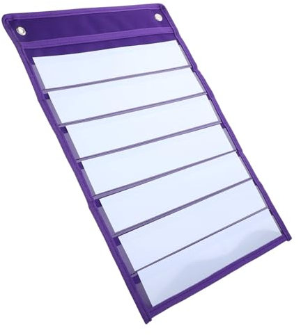 SOPOTUTU Magnetische Wandtasche Mit Whiteboardkarten Hängender Stundenplan Organizer Für Klassenzimmer Wanddeko Und Magnetischen Wochenplaner Praktisches Aufbewahrungssystem Für Notizen Und