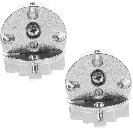 HOLIDYOYO 2 Piezas Bisagra Oculta De Grados Ajustable Para Puertas De Armario Armarios y Tocadores Soporte Herrajes Para Muebles Bisagras Para Puertas Instalación Fácil Cocina o Baño