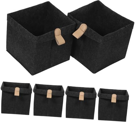 Alipis 6pezzi Contenitore in Pieghevole Organizer Per Cameretta Dei Ragazzo Ragazza Ragazza Portaoggetti Per Scaffali Contenitore Portaoggetti Con Cravatte
