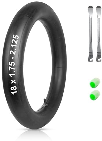 XUNNIU 18 Zoll Schlauch 18x1.75-2.125 AV 32mm, Fahrradschläuche 18 x 1.75/1.90/1.95/2.0/2.10/2.125, 18 Zoll Kinderfahrrad Schlauch/Fahrradschlauch