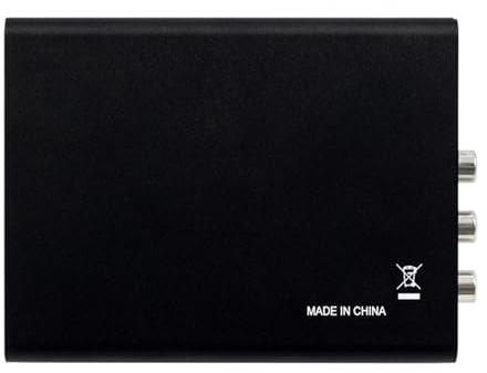 Lodoot S-Video CVBS - Convertitori audio video a HDTV 3,5 mm, adattatore S-Video Switcher per HDTV PC desktop