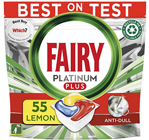 Fairy – Pastilles de lave-vaisselle Platinum Plus, citron