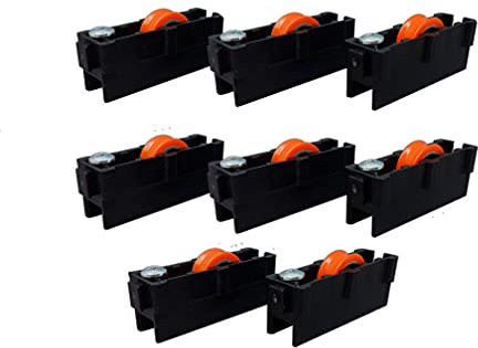 Ventanastock - Ruedas correderas 3 posiciones de repuesto para ventana de aluminio (8 unidades)