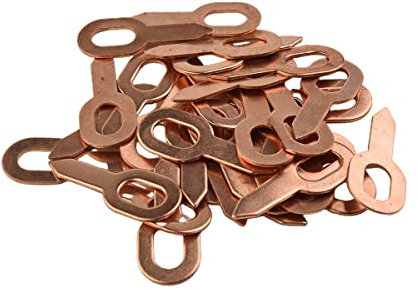 QOXEZY 100pcs Auto Dent Puller Straight Pull Anelli Per Saldatura a punti Pannello Corpo auto, Tirando Rondella Kit Strumento di Riparazione, Materiali di Consumo Macchina Saldatrice a punti