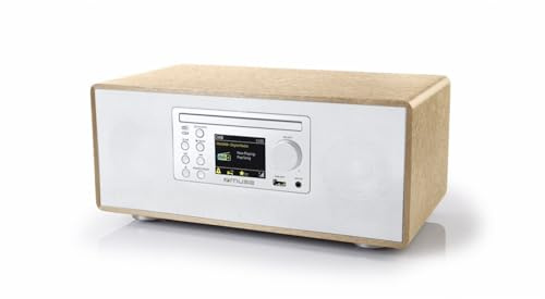 Enceinte Bluetooth DE Salon Muse M-695-DBTW - 60 W - Bluetooth - CD, CD-R/RW, MP3 - CD à tiroir - Radio PLL FM, Dab/Dab+ - NFC