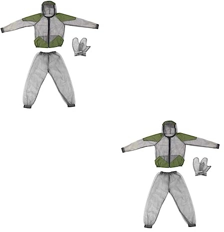 FRCOLOR 2 Set Tuta abbigliamento indumenti a prova di puntura di Abbigliamento Abbigliamento costume da avventura nella giungla