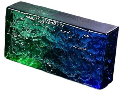 DXZXDJIU Decorative Glass Blocks for Walls - Crystal Clear Rectangular Bricks with Thermal Insulation for Bars & Clothing Stores