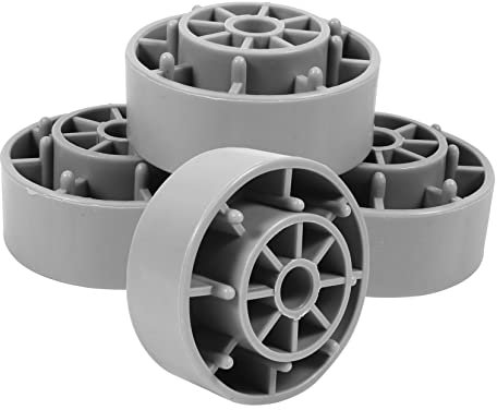 IWOWHERO 4piezas Almohadillas Para Pies Prueba De Golpes Antideslizantes Para Lavadora Protector De Suelo Para Frigorífico Cojín Elevador Para Cocina