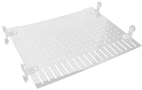 ibasenice Transparent Acrylic Fish Tank Divider with Suction Cups Portable Aquarium Isolation Board for Easy Installation and Separation of Fish
