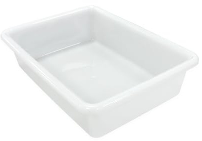 Bandeja Resistente Uso alimentario: 5.6L Sin BPA's (37 x 27,5 x 7,5cm) - Restaurantes, comedores, colegios, cocinas, Industria alimentaria, mercados, Catering