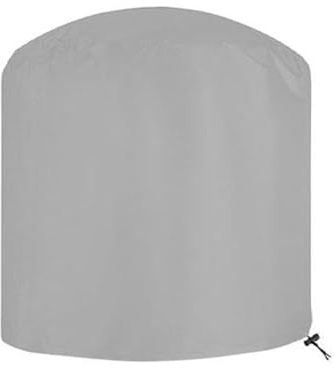Telo Barbecue Copertura rotonda for griglia, coperture for gas da esterno(Grey)