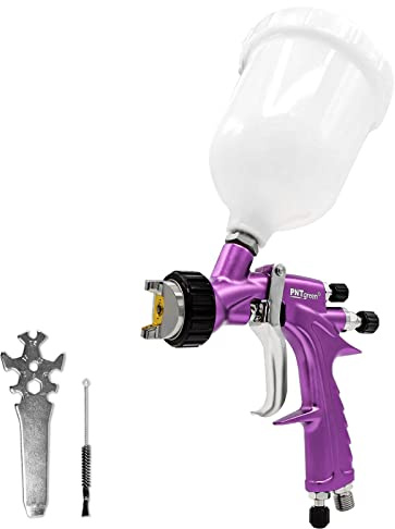 PNTGREEN HVLP Spray Gun, Paint Spray Guns with 1.3mm Spray Nozzle and 600ml Capacity Cup, Air Paint Sprayer Gun, Suitable for Automotive, Varnish, Furniture and House Painting