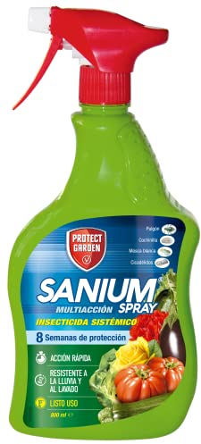 Spray Insecticida Sistémico | Protección contra Pulgones, Cochinilla Algodonosa, Mosca Blanca y Cicadélidos | Resistente a Lluvia y Riego | Acción Rápida | 800 ml