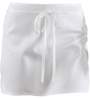 CHEMAGLIETTE! Grembiule Corto Cucina Uomo Donna - Grembiuli Da Lavoro Barbecue Cameriere Sala, Casacca Per Ristorante Bar Pizzaiolo Barman Barista, Senza Tasca Con Cintura Basic Half Apron