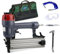 18GA Pneumatic Brad Nailer,Accepts 5/8 to 2Inch Brad Nails & Crown 5/8 to 1-5/8 Inch Staple.2 in 1 Nail Gun (Include 6m Air Tube,1*Nail Puller & Portable Bag)